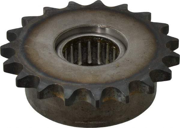 Browning - 3.28" Outside Diam, Steel, Chain Idler Sprocket - Chain Size 40 - All Tool & Supply