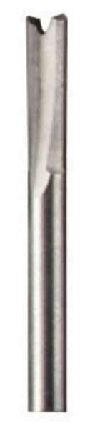 Dremel - 1/8" Diam, 1/8" Shank Diam, Straight Router Bit - 1-13/64" Overall Length, High Speed Steel - All Tool & Supply