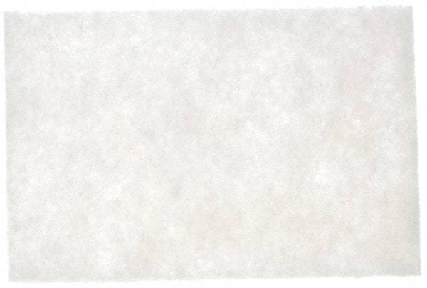 3M - Super Fine Grade, Aluminum Silicate Hand Pad - White, 6" Wide x 9" Long, Nonwoven - All Tool & Supply