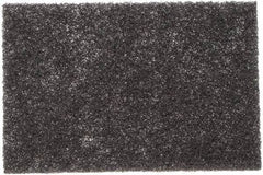 3M - Medium Grade, Silicon Carbide Hand Pad - Gray, 6" Wide x 9" Long, Nonwoven - All Tool & Supply