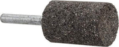 Norton - 1" Head Diam x 1-1/2" Thickness, W221, Cylinder End, Zirconia Alumina Mounted Point - Very Coarse Grade, 24 Grit, 24,490 RPM - All Tool & Supply