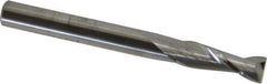 SGS - 1/4", 2 Flute, Single End, Solid Carbide, 0.015" Corner Radius End Mill - 2-1/2" OAL, 30° Helix, Right Hand Flute, 3/4" LOC, Right Hand Cut - All Tool & Supply