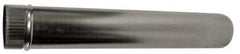 Made in USA - 3" ID, Galvanized Round Pipe - 24" Long, 26 Gage - All Tool & Supply