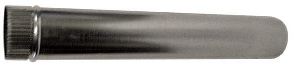 Made in USA - 10" ID, Galvanized Round Pipe - 24" Long, Standard Gage - All Tool & Supply