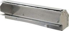 Made in USA - 2-1/4" ID Galvanized Duct Shortway 90° Stack El - 12" Long, Standard Gage, 35 Piece - All Tool & Supply