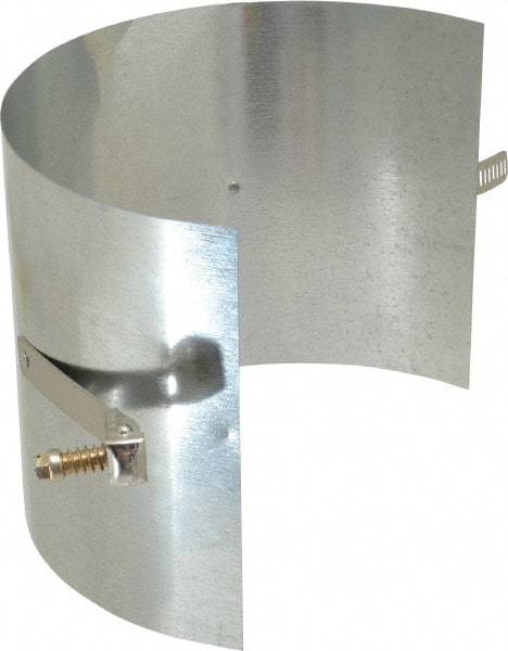 Made in USA - 4" ID Galvanized Duct Drawband - 4" Long, Standard Gage, 25 Piece - All Tool & Supply