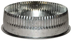 Made in USA - 8" ID Galvanized Duct Tee Cover with Crimp - Standard Gage, 30 Piece - All Tool & Supply