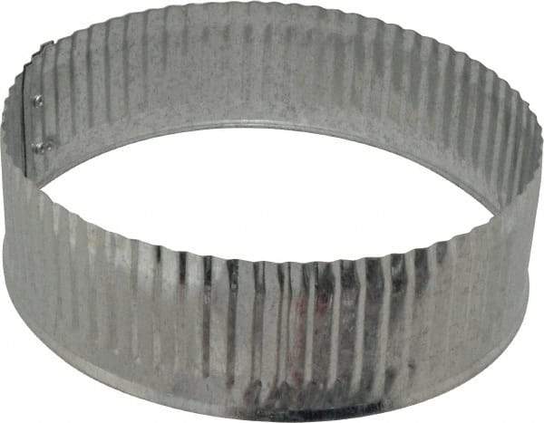 Made in USA - 6" ID Galvanized Duct Flex Connector - Standard Gage, 35 Piece - All Tool & Supply