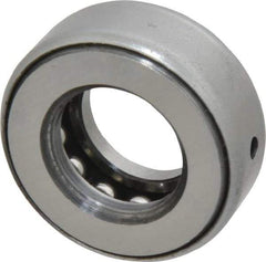 INA Bearing - 3/4" Inside x 1-15/32" Outside Diam, 9/16" Thick, Steel Ball Thrust Bearing - 7,300 Lbs. Static Capacity, 4,250 Max Pressure x Velocity - All Tool & Supply