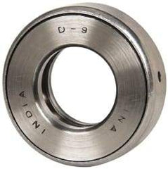 INA Bearing - 1" Inside x 1.969" Outside Diam, 5/8" Thick, Steel Ball Thrust Bearing - 13,100 Lbs. Static Capacity, 6,700 Max Pressure x Velocity - All Tool & Supply