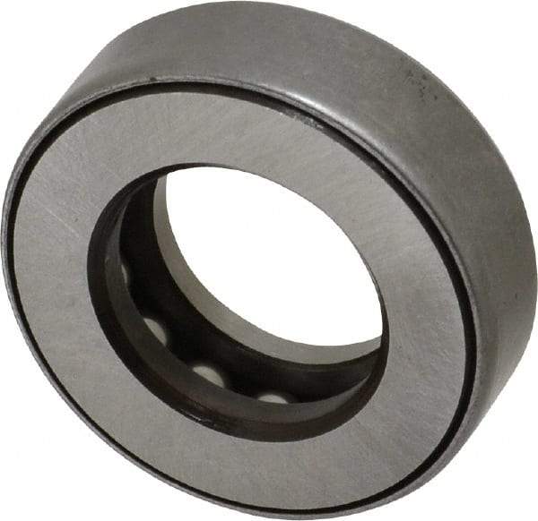 INA Bearing - 1-1/16" Inside x 1.969" Outside Diam, 5/8" Thick, Steel Ball Thrust Bearing - 13,100 Lbs. Static Capacity, 6,700 Max Pressure x Velocity - All Tool & Supply