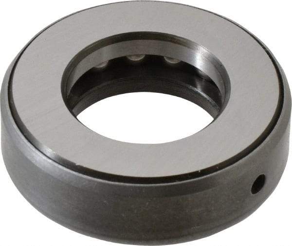 INA Bearing - 1-1/8" Inside x 2-3/32" Outside Diam, 5/8" Thick, Steel Ball Thrust Bearing - 14,000 Lbs. Static Capacity, 6,900 Max Pressure x Velocity - All Tool & Supply