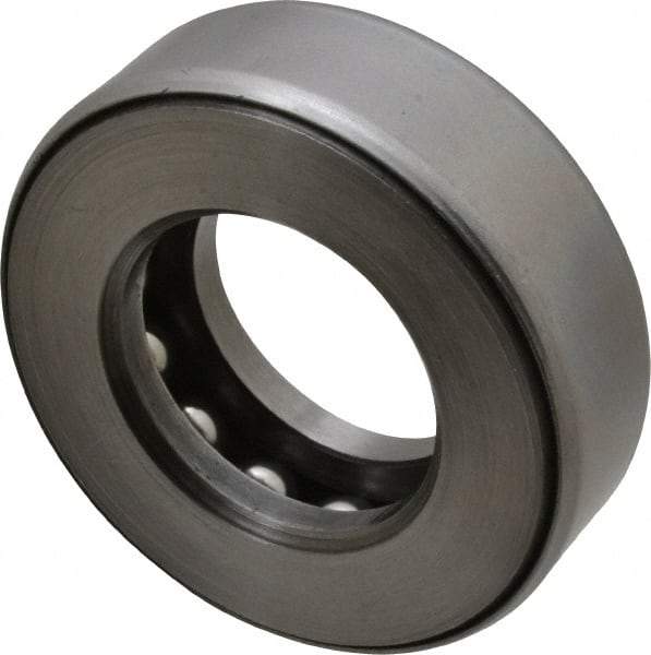 INA Bearing - 1-1/4" Inside x 2-11/32" Outside Diam, 3/4" Thick, Steel Ball Thrust Bearing - 18,800 Lbs. Static Capacity, 9,300 Max Pressure x Velocity - All Tool & Supply