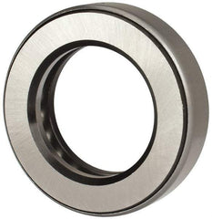 INA Bearing - 2-1/16" Inside x 3-11/32" Outside Diam, 13/16" Thick, Steel Ball Thrust Bearing - 29,000 Lbs. Static Capacity, 10,800 Max Pressure x Velocity - All Tool & Supply