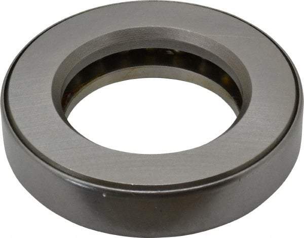 INA Bearing - 2-1/8" Inside x 3-19/32" Outside Diam, 13/16" Thick, Steel Ball Thrust Bearing - 30,000 Lbs. Static Capacity, 11,100 Max Pressure x Velocity - All Tool & Supply