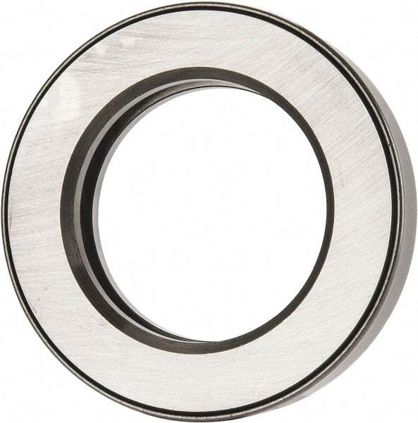 INA Bearing - 2-3/8" Inside x 3-27/32" Outside Diam, 13/16" Thick, Steel Ball Thrust Bearing - 32,500 Lbs. Static Capacity, 11,500 Max Pressure x Velocity - All Tool & Supply