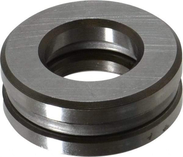 INA Bearing - 3/4" Inside x 1-15/32" Outside Diam, 9/16" Thick, Steel Ball Thrust Bearing - 4,400 Lbs. Static Capacity, 2,380 Max Pressure x Velocity - All Tool & Supply