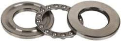 INA Bearing - 2-3/16" Inside x 3-19/32" Outside Diam, 13/16" Thick, Steel Ball Thrust Bearing - 22,600 Lbs. Static Capacity, 9,000 Max Pressure x Velocity - All Tool & Supply