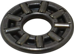 INA Bearing - 1/4" Inside x 11/16" Outside Diam, 0.078" Thick, Steel Needle Cage Thrust Bearing - All Tool & Supply