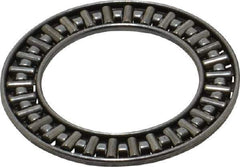 INA Bearing - 1" Inside x 1-9/16" Outside Diam, 0.078" Thick, Steel Needle Cage Thrust Bearing - All Tool & Supply