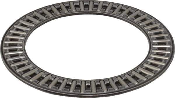 INA Bearing - 1-3/4" Inside x 2-1/2" Outside Diam, 0.078" Thick, Steel Needle Cage Thrust Bearing - All Tool & Supply