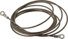 Hubbell Workplace - 19 AWG, 10 Ft., Terminal, Grounding Cable with Clamps - Noninsulated, Includes (2) 1/4 Inch Terminals - All Tool & Supply