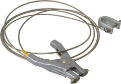 Hubbell Workplace - 19 AWG, 10 Ft., C-Clamp, Hand Clamp, Grounding Cable with Clamps - Noninsulated - All Tool & Supply