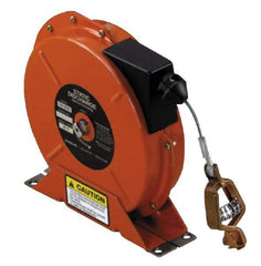 Hubbell Workplace - 1/8 Inch x 50 Ft. Stranded Cable Grounding Reel - Spring Driven Reel - All Tool & Supply