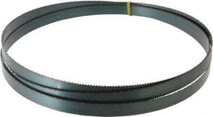 Starrett - 8 TPI, 9' Long x 3/4" Wide x 0.032" Thick, Welded Band Saw Blade - Carbon Steel, Toothed Edge, Raker Tooth Set, Flexible Back, Contour Cutting - All Tool & Supply