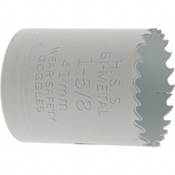 Value Collection - 1-5/8" Diam, 1-1/2" Cutting Depth, Hole Saw - Bi-Metal Saw, Toothed Edge - All Tool & Supply