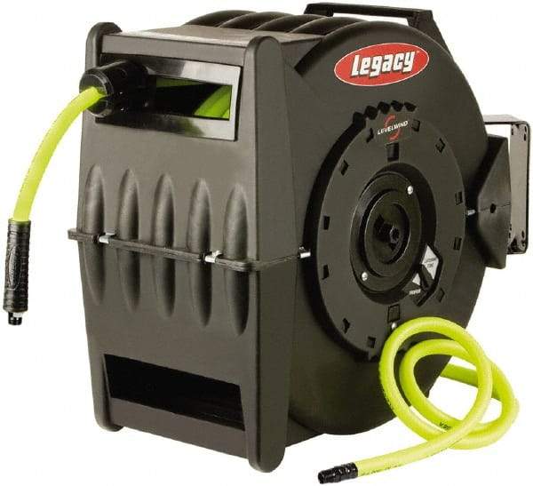 Legacy - 50' Spring Retractable Hose Reel - 300 psi, Hose Included - All Tool & Supply