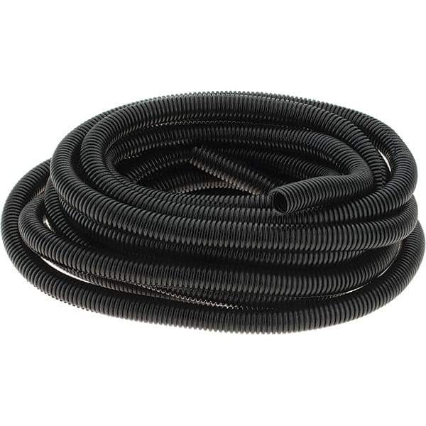 Value Collection - 25' Long, Flexible Wire Loom Conduit - Plastic, 5/8" ID - All Tool & Supply