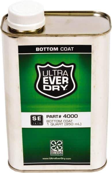 UltraTech - 1 Qt Metal Can Semi-Flat White Acrylic Coating - Approximately 250 Sq Ft/Gal Coverage, 528 g/L VOC Content, Direct to Metal - All Tool & Supply