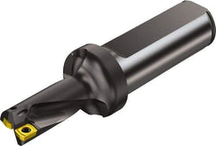 Sandvik Coromant - 2.385" Max Drill Depth, 2xD, 1-1/8" Diam, Indexable Insert Drill - 2 Inserts, 1-1/4" Shank Diam, Straight Shank - All Tool & Supply