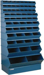 Stackbin - 11 Bin, Shelving Unit with Openings & Base - 37" Wide x 76" High - All Tool & Supply