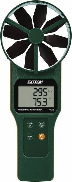 Extech - 0.2 to 30 m/Sec Air CFM, CMM Anemometer and Psychrometer - 140°F Max - All Tool & Supply