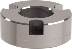 Jergens - Ball Lock System Compatible, Bolt-In Recessed Modular Fixturing Receiver Bushing - 25mm ID x 2-1/16" OD, 2-1/16" Overall Height - All Tool & Supply