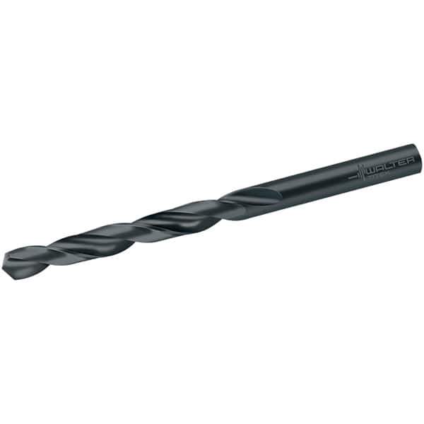 Walter-Titex - 33/64" 118° High Speed Steel Jobber Drill - Oxide Finish, Right Hand Cut, Spiral Flute, Straight Shank, 151mm OAL, N Point - All Tool & Supply