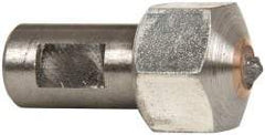 Made in USA - 1/2 Carat Single Point Diamond Dresser - 3/4" Long x 7/16" Shank Diam - All Tool & Supply