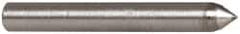 Made in USA - 1" Long x 1/8" Shank Diam Single Point Diamond Dresser - 75° Included Angle - All Tool & Supply