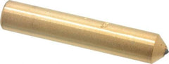 Norton - 1/4 Carat Single Point Diamond Dresser - 2" Long x 3/8" Shank Diam, Contains 3 Stones - All Tool & Supply