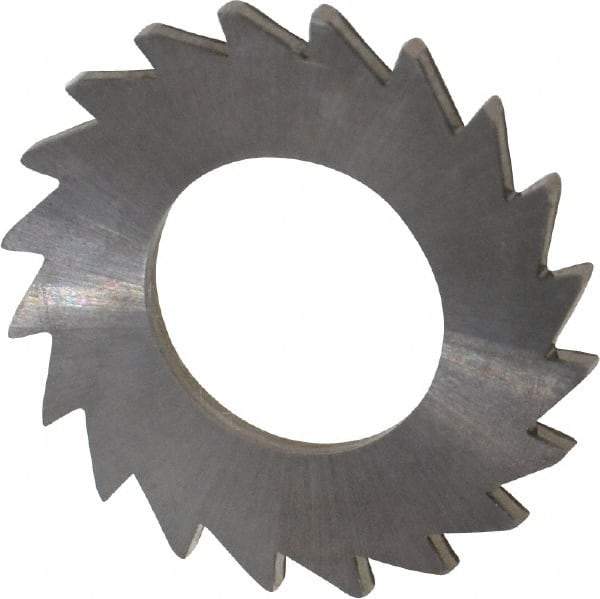 Made in USA - 1" Diam x 1/16" Blade Thickness x 1/2" Arbor Hole Diam, 20 Tooth Slitting and Slotting Saw - Arbor Connection, Solid Carbide, Concave Ground - All Tool & Supply