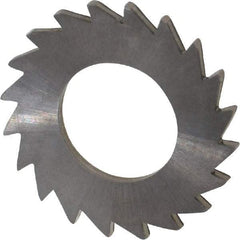 Made in USA - 1" Diam x 1/16" Blade Thickness x 1/2" Arbor Hole Diam, 20 Tooth Slitting and Slotting Saw - Arbor Connection, Solid Carbide, Concave Ground - All Tool & Supply