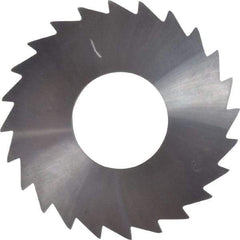 Made in USA - 1-1/4" Diam x 1/16" Blade Thickness x 1/2" Arbor Hole Diam, 24 Tooth Slitting and Slotting Saw - Arbor Connection, Right Hand, Uncoated, Solid Carbide, Concave Ground - All Tool & Supply