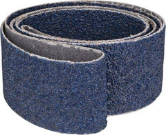 Norton - 1-1/2" Wide x 60" OAL, 36 Grit, Zirconia Alumina Abrasive Belt - Zirconia Alumina, Very Coarse, Coated, Y Weighted Cloth Backing, Dry, Series R821 - All Tool & Supply