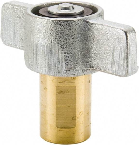 Parker - 1-1/2 FNPT Brass Hydraulic Hose Wing Nut Coupler - 2,500 psi, 100 GPM - All Tool & Supply