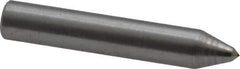 Made in USA - 1-1/2" Long x 1/4" Shank Diam Single Point Diamond Dresser - 90° Included Angle - All Tool & Supply