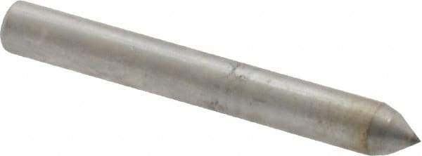 Made in USA - 1" Long x 1/8" Shank Diam Single Point Diamond Dresser - 70° Included Angle - All Tool & Supply