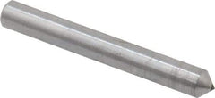 Made in USA - 1" Long x 1/8" Shank Diam Single Point Diamond Dresser - 90° Included Angle - All Tool & Supply