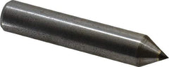 Made in USA - 1/3 Carat Single Pencil Point Diamond Dresser - 2" Long x 3/8" Shank Diam, 60° Included Angle - All Tool & Supply